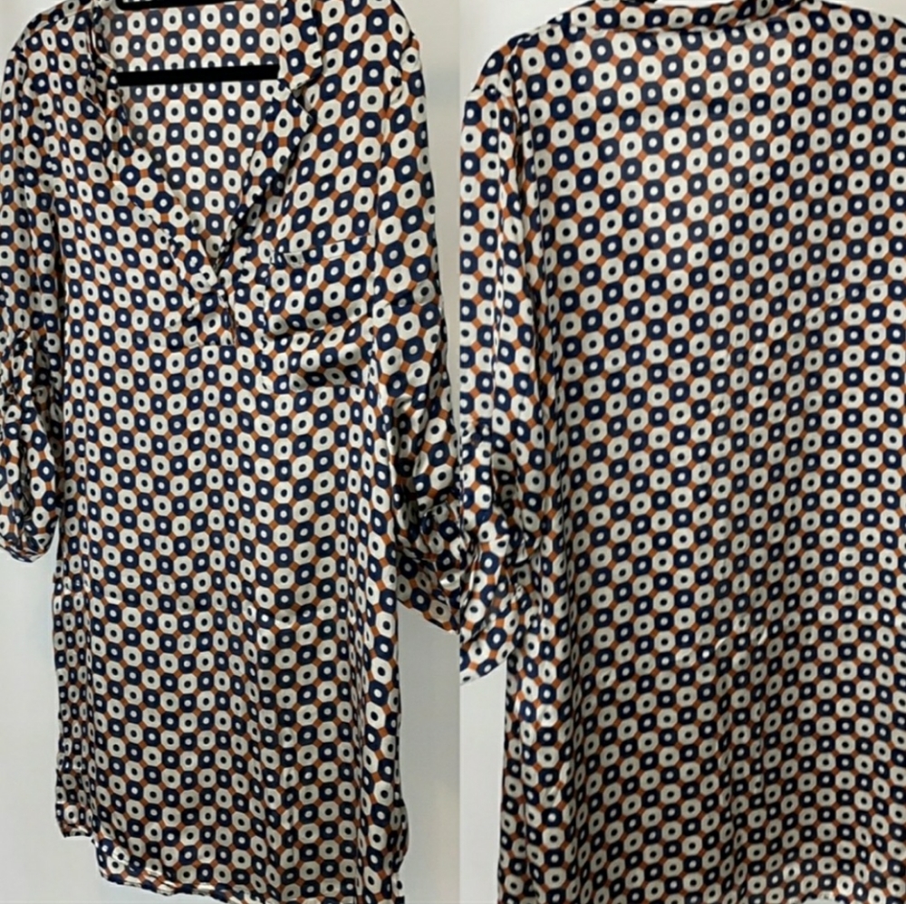 Satin printed Zara dress